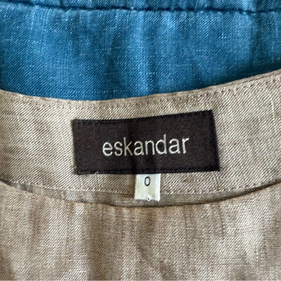 Eskandar 100% Linen Tank-Top Size 0 - Picture 6 of 9
